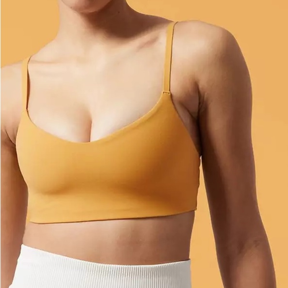 COPY - Athleta x Alicia Keys Elation Sports Bra Yellow Size Small